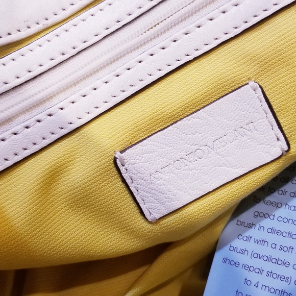 Antonio Melani leather handbag white and black - Picture 6 of 7